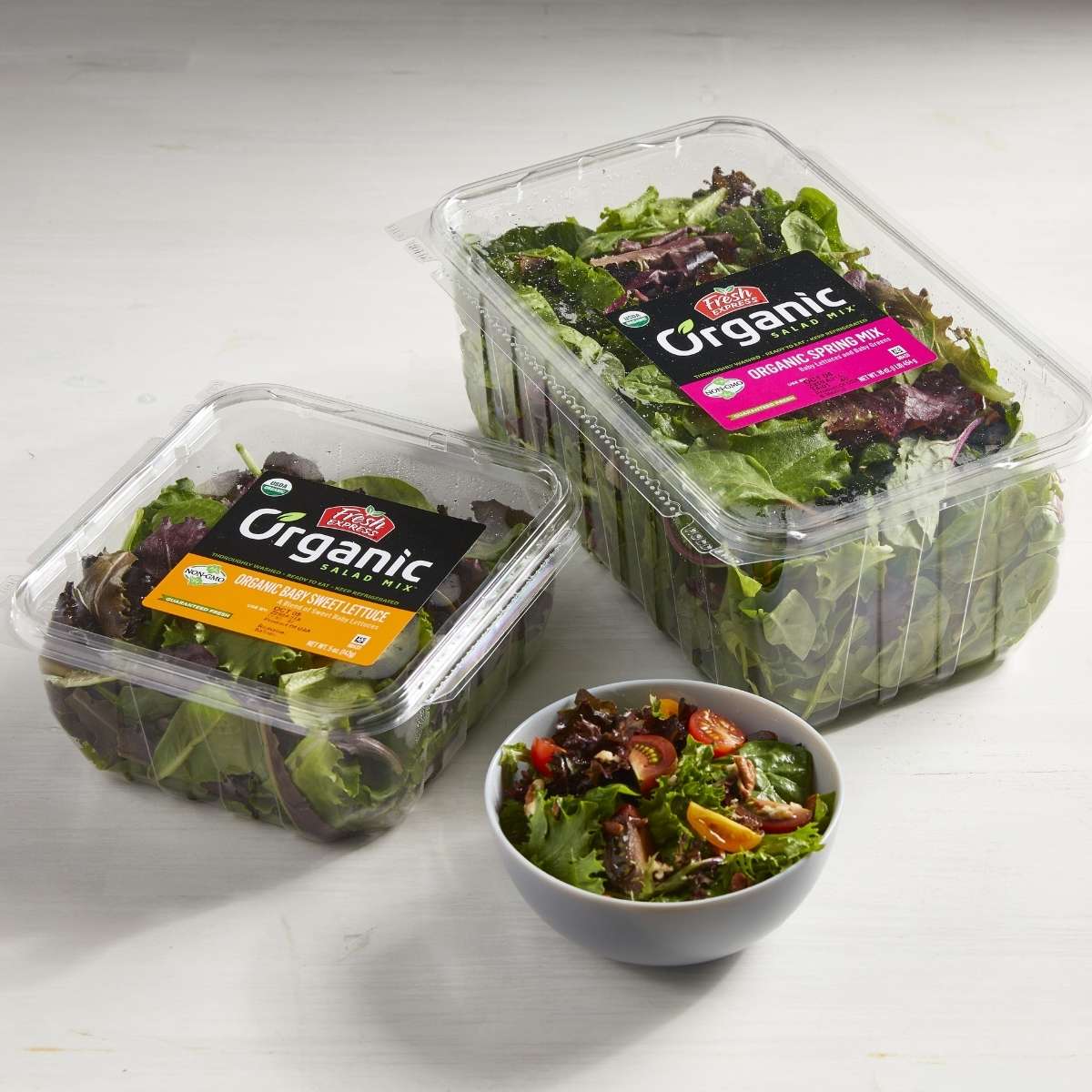 plastic salad packaging
