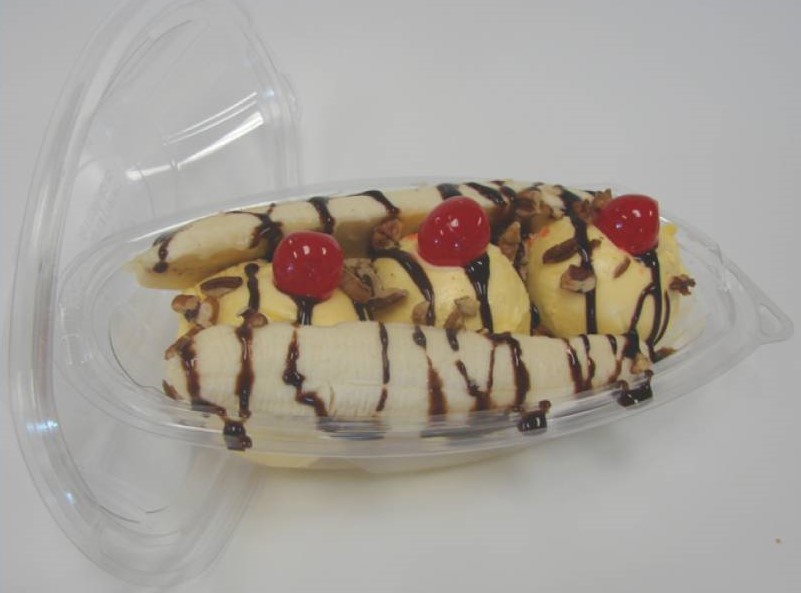 Packaging for Culver's Banana Split