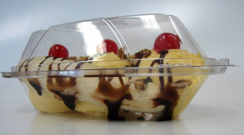 Packaging for Culver's Banana Split