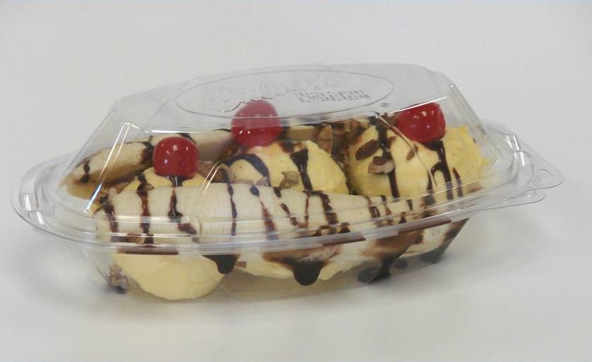 Packaging for Culver's Banana Split